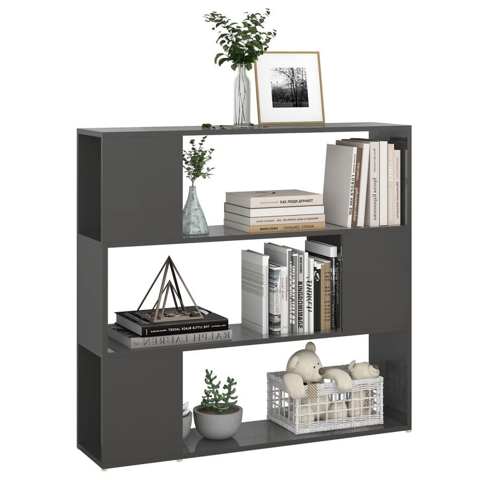 Bibliothèque séparateur en bois Driko 100 cm - Simple et moderne - Photo n°1
