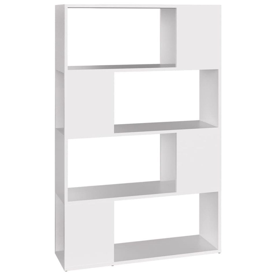 Bibliothèque/Séparateur de pièce Blanc 80x24x124,5 cm - Photo n°1