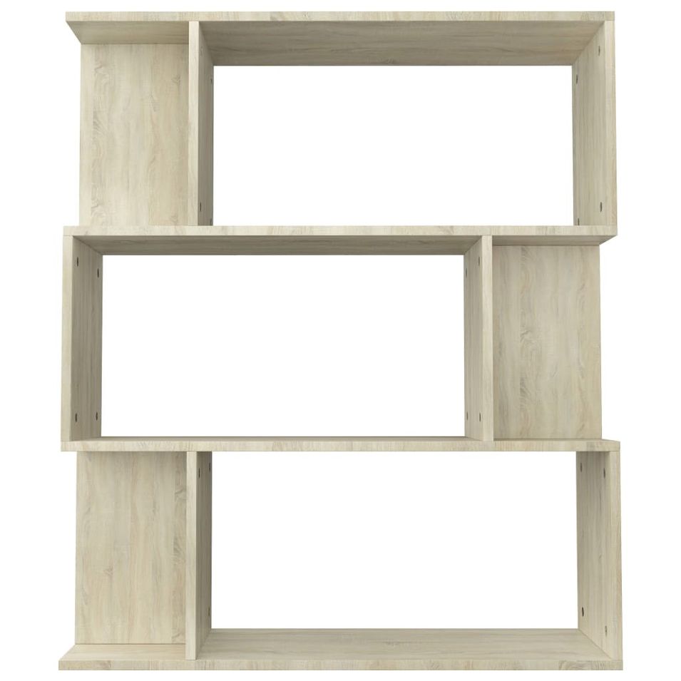 Bibliothèque séparateur en bois Mikola 80 cm - Simple et moderne - Photo n°1
