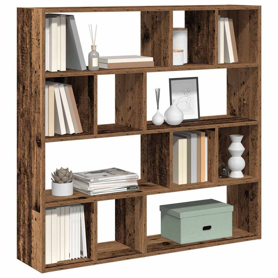 Bibliothèque séparateur en bois Vogua 105 cm - Moderne et polyvalente - Photo n°1