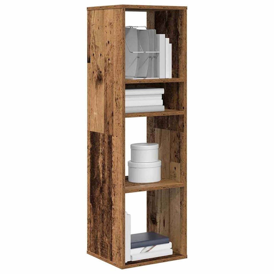 Bibliothèque vieux bois 34x31x112 cm bois d'ingénierie - Photo n°1