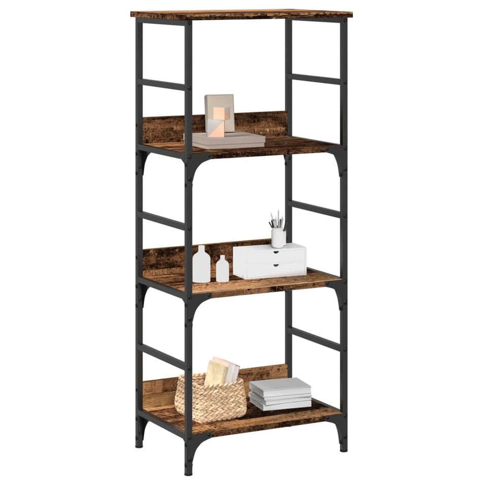 Bibliothèque vieux bois 50x33x117,5 cm bois d'ingénierie - Photo n°1