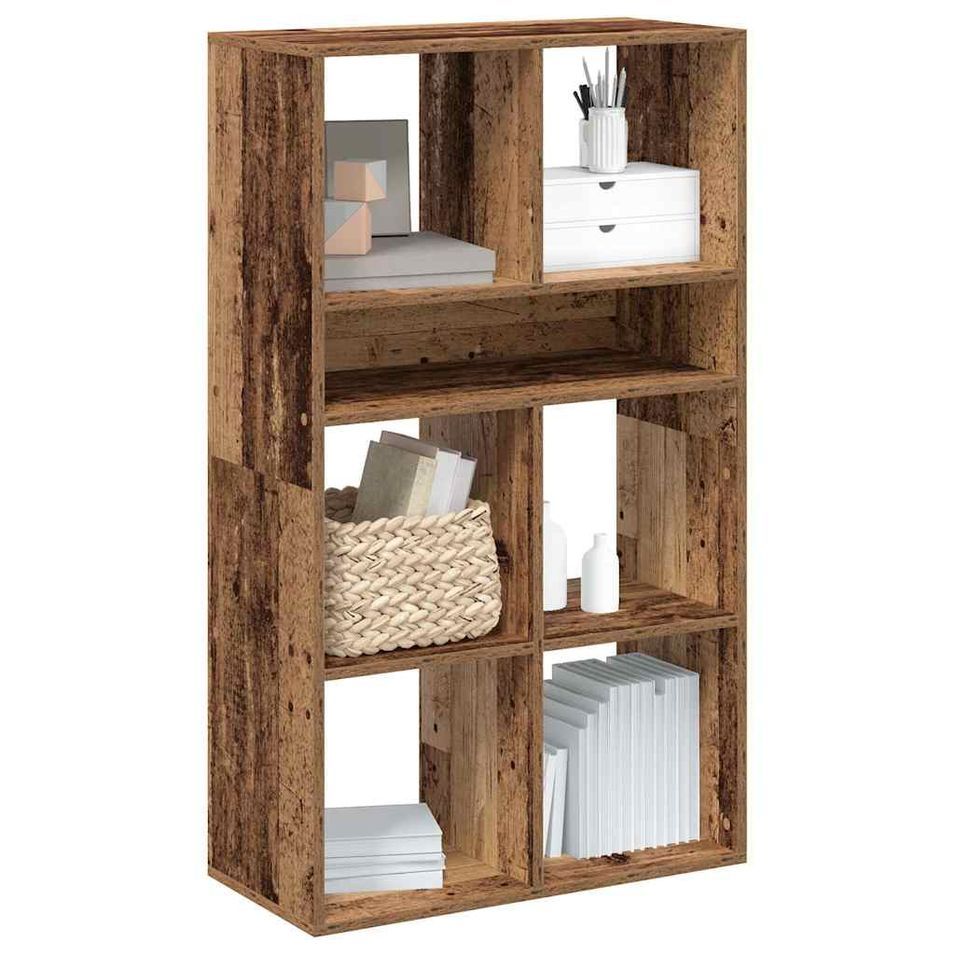 Bibliothèque vieux bois 66x31x112 cm bois d'ingénierie - Photo n°1