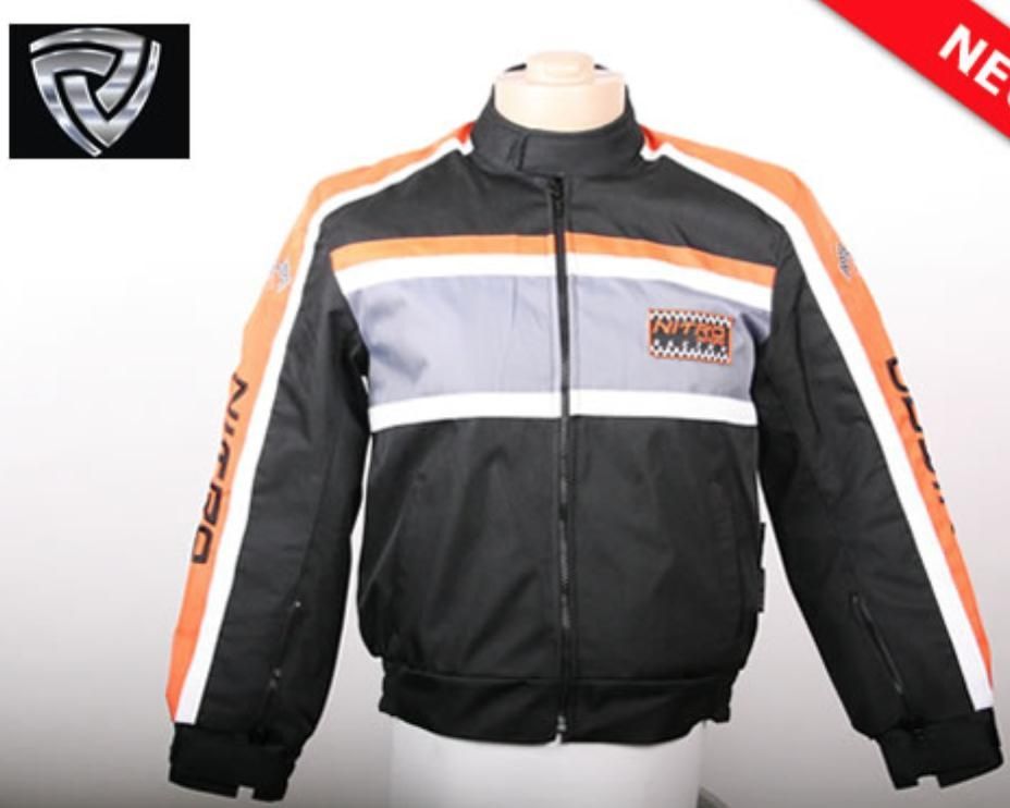 Blouson cross enfant orange Nitro Racing - Photo n°1