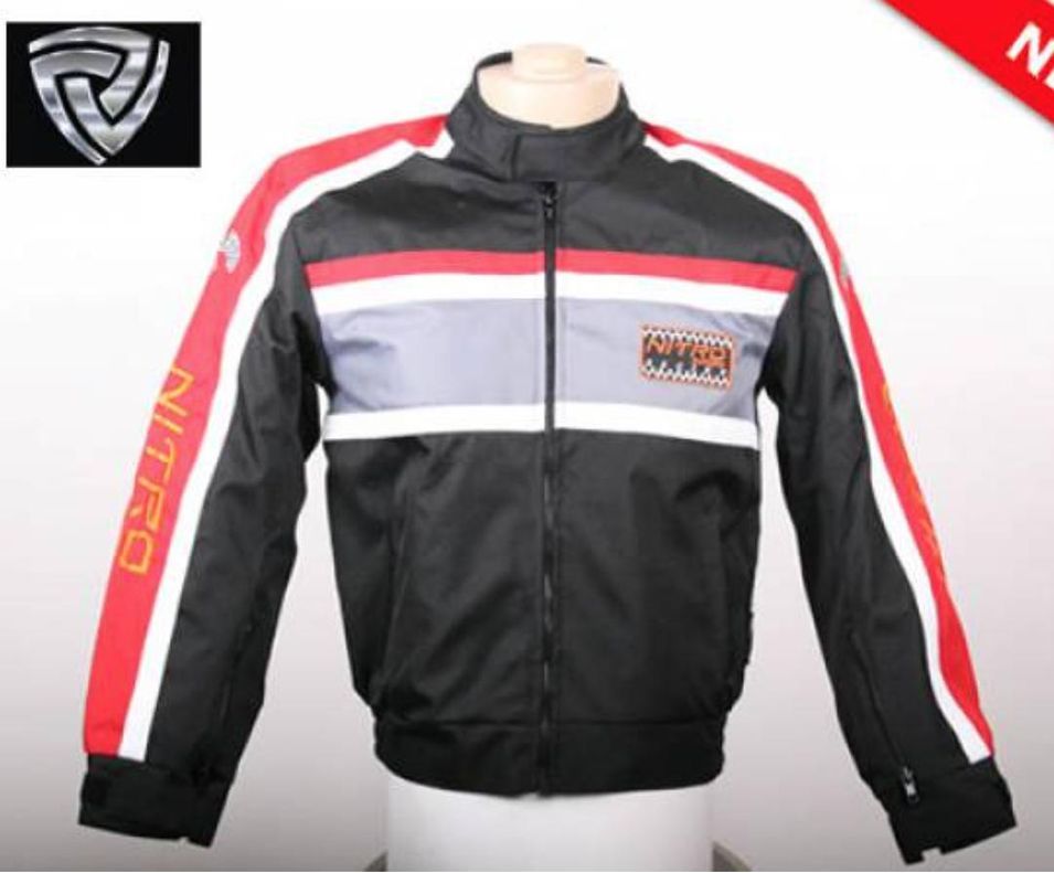 Blouson cross enfant rouge Nitro Racing - Photo n°1