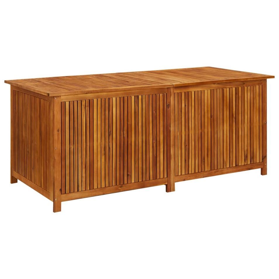 Boîte de rangement de jardin 175x80x75 cm Bois d'acacia solide - Photo n°1