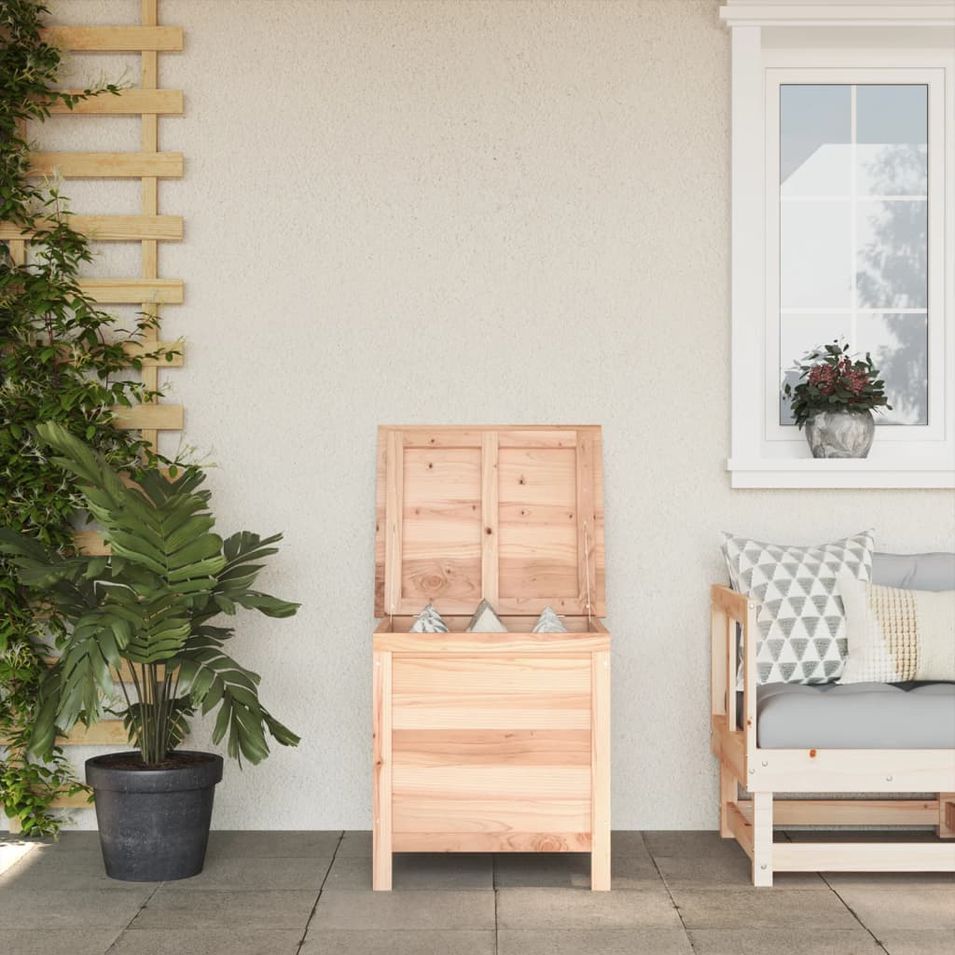 Boîte de rangement de jardin 50x49x56,5 cm bois massif de sapin - Photo n°1