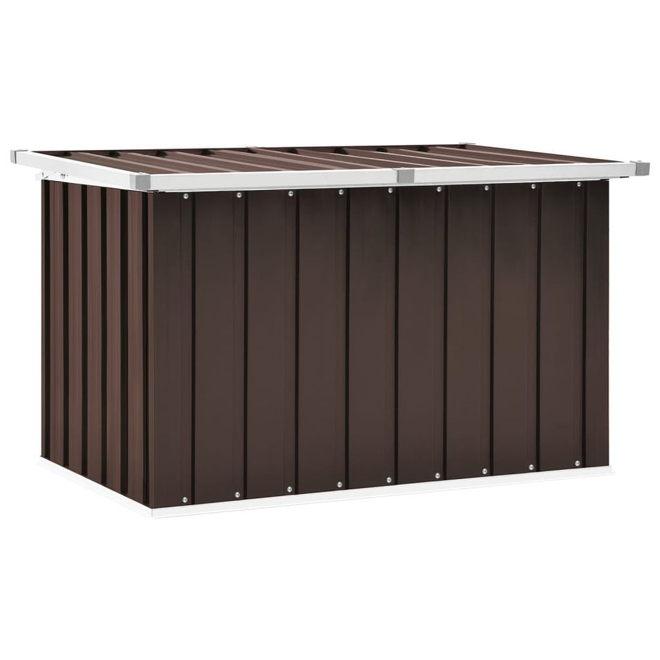 Boîte de rangement de jardin Marron 109x67x65 cm - Photo n°1
