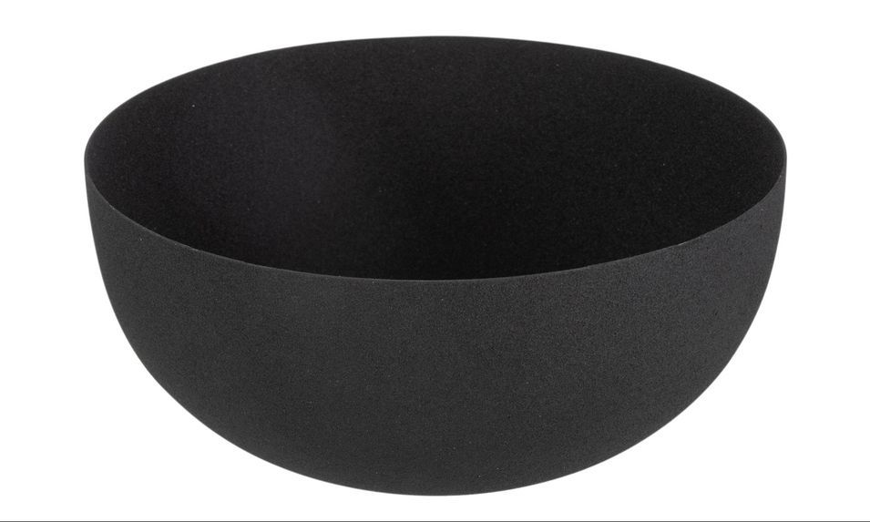 Bol décoratif en métal noir Suma D 22.5 cm - Photo n°1