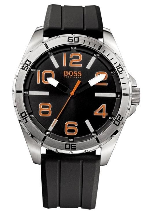 Boss Orange Big Time Rubber Strap 48mm Wr 3atm 1512943 - Photo n°1