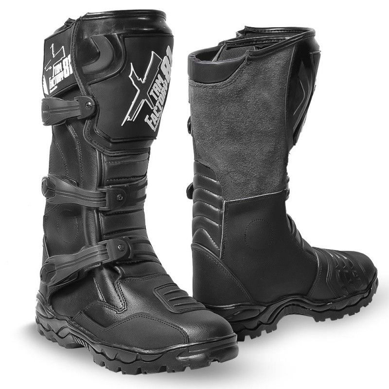 Bottes cross enfant noir Xtrm - Photo n°1