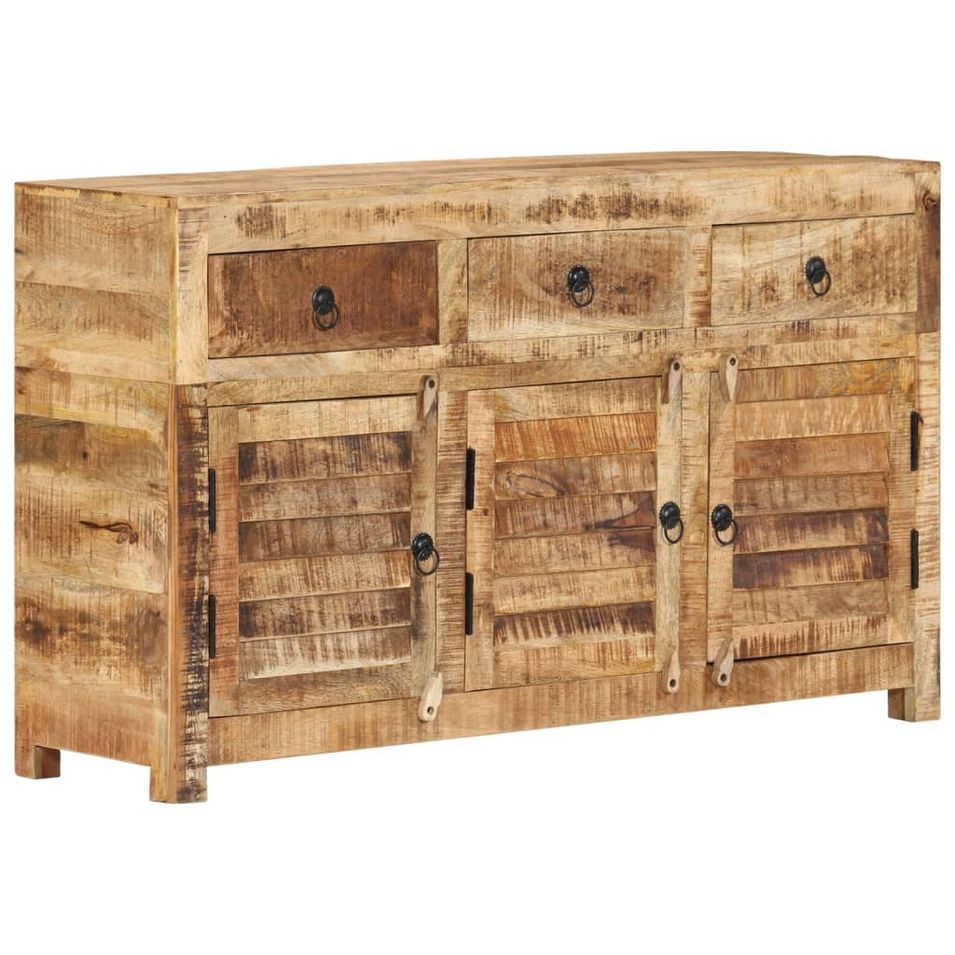 Buffet 110x30x65 cm Bois massif de manguier - Photo n°1