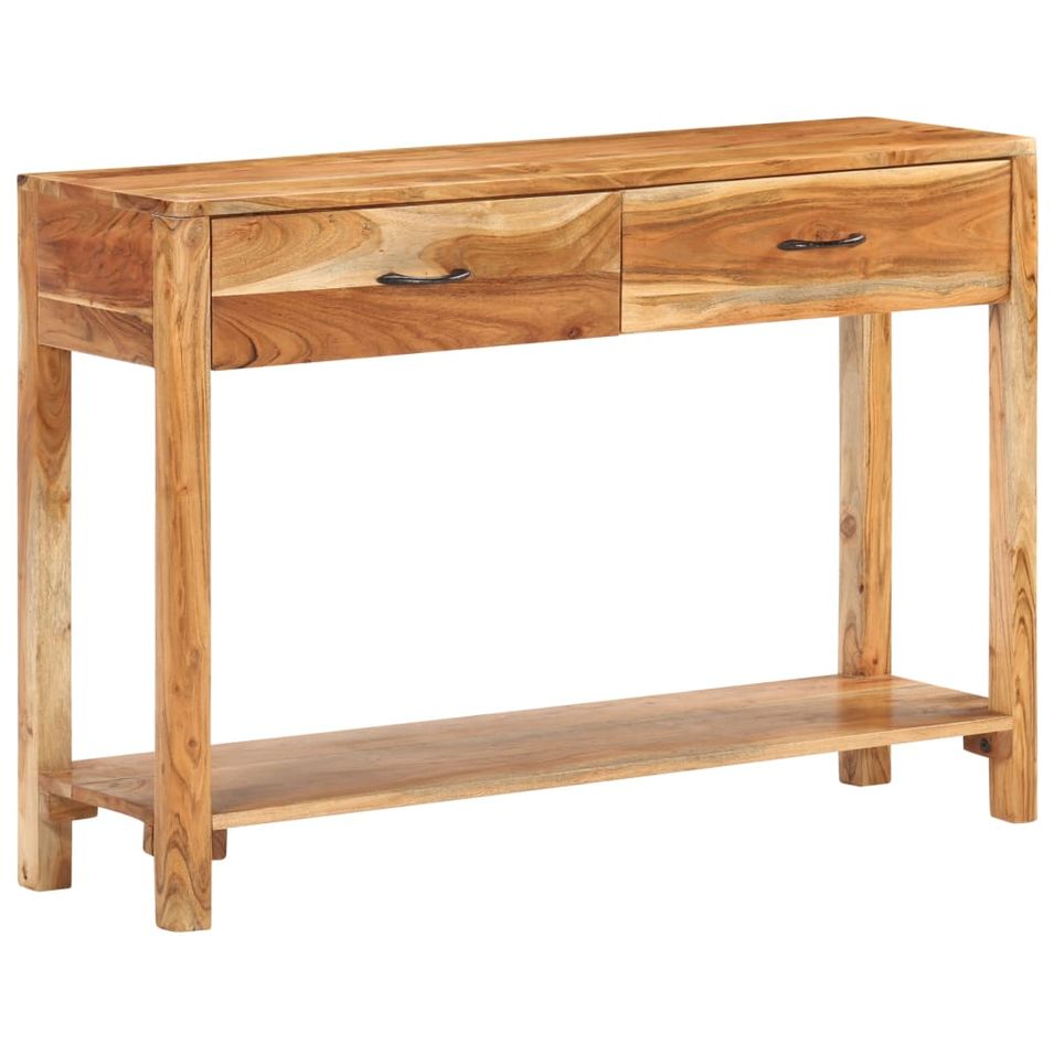 Buffet 110x30x75 cm Bois d'acacia massif - Photo n°1
