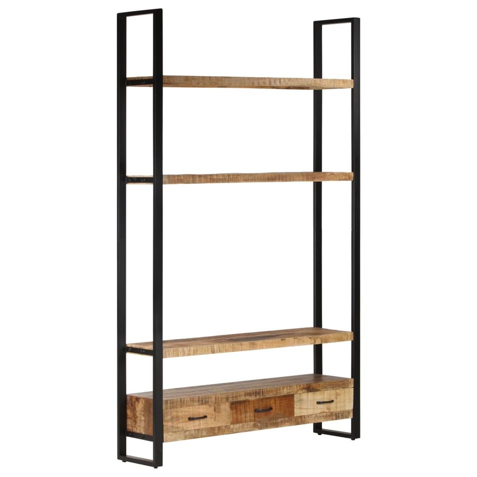 Buffet 118x30x200 cm Bois de manguier solide brut - Photo n°1