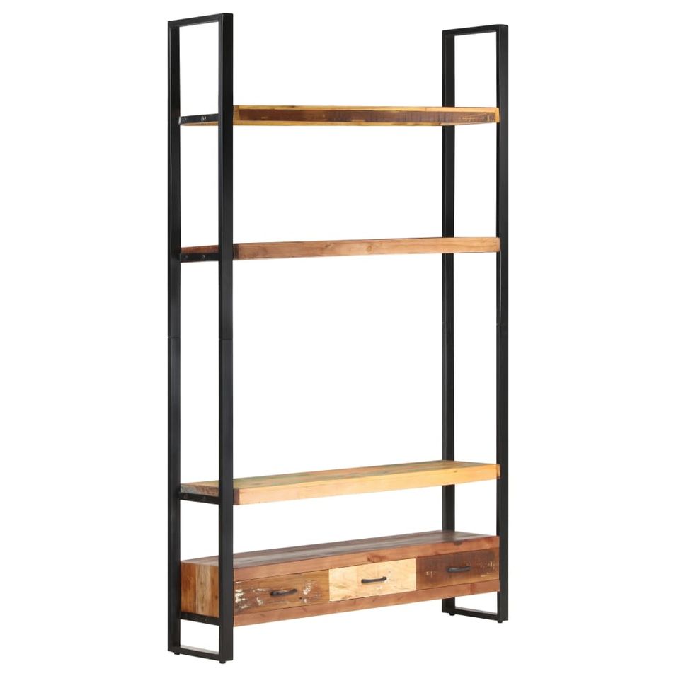 Buffet 118x30x200 cm Bois de récupération massif - Photo n°1