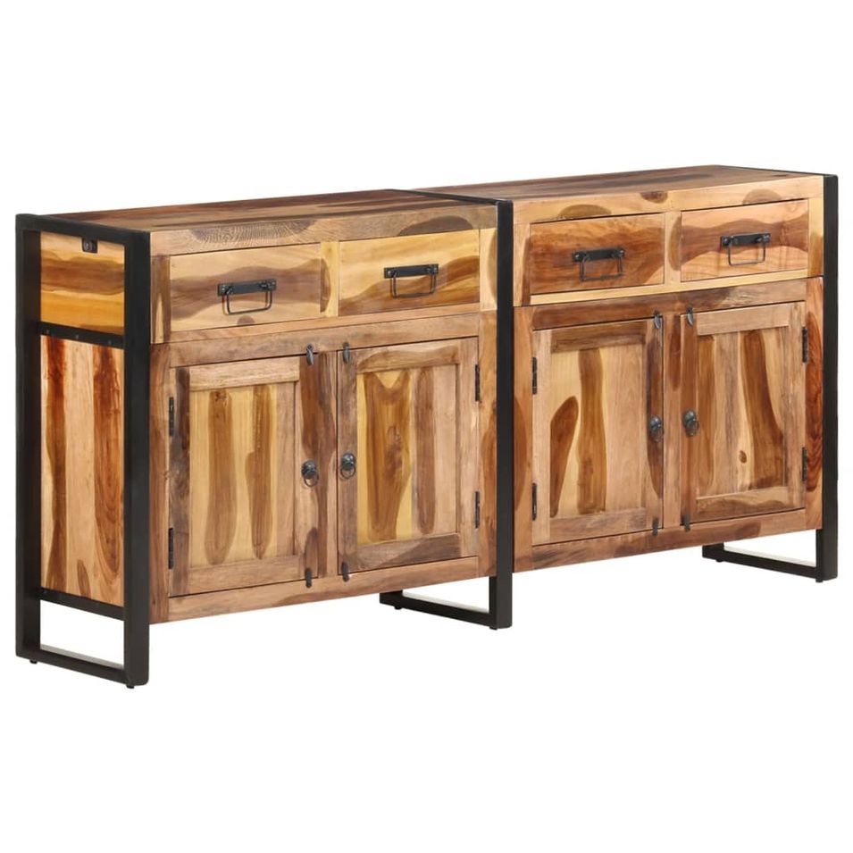 Buffet 172x35x80 cm Bois d'acacia solide avec finition - Photo n°1