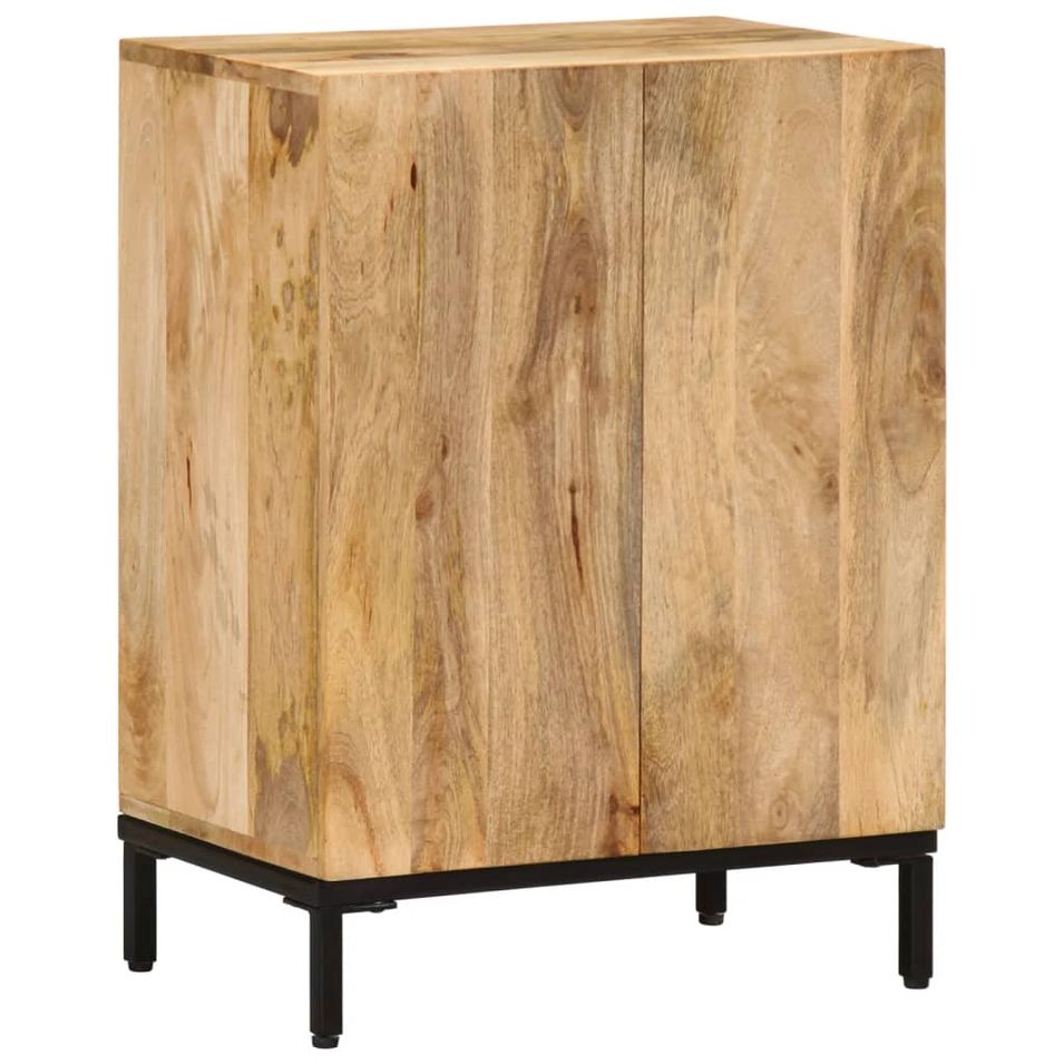 Buffet 53x35x72 cm bois massif de manguier - Photo n°1