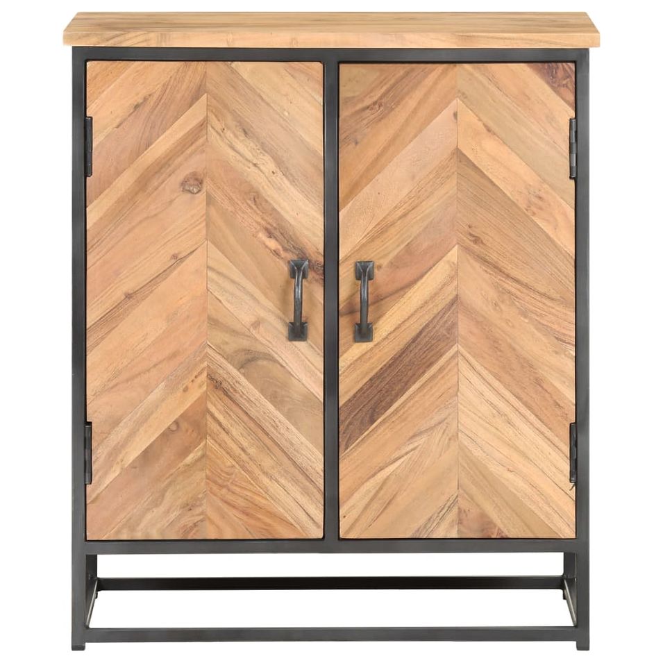 Buffet 60x35x70 cm Bois d'acacia massif - Photo n°1