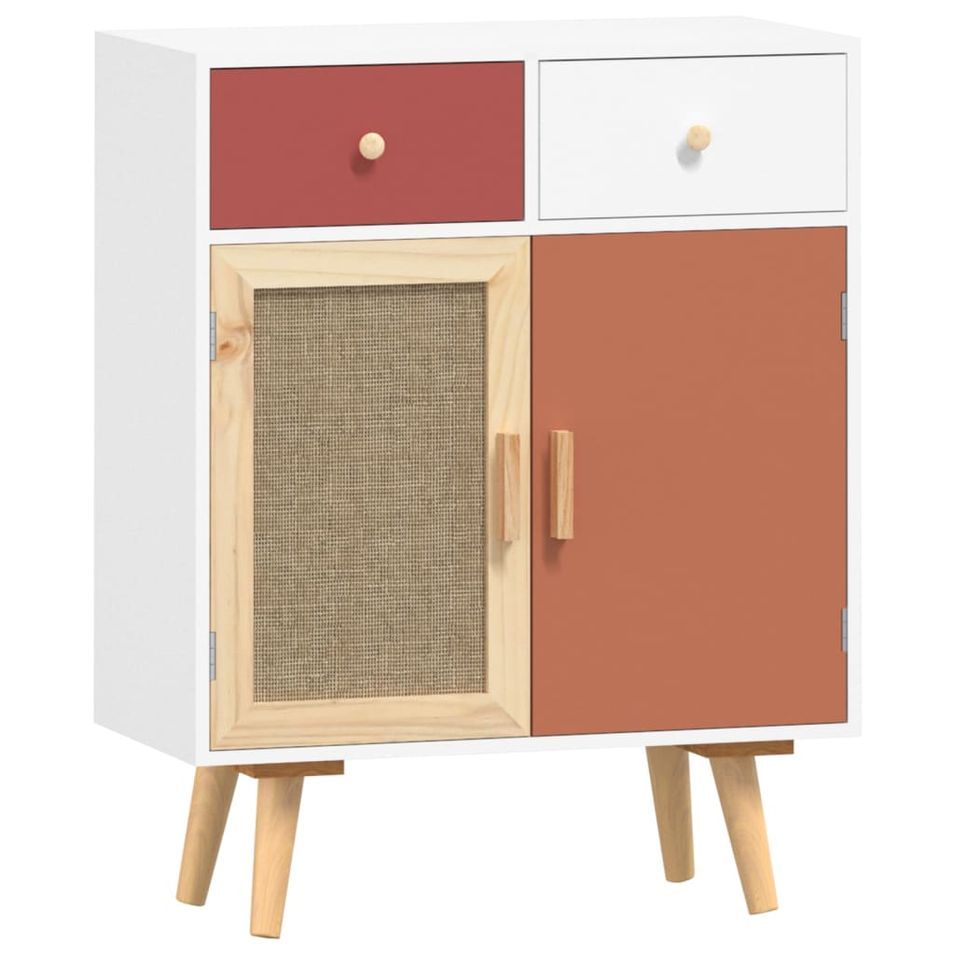 Buffet avec tiroirs 60x30x75,5 cm bois d'ingénierie - Photo n°1
