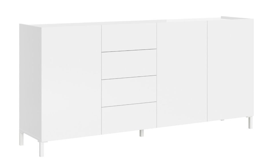 Buffet bas italien 3 portes et 4 tiroirs Lumina 174 cm - Rangement optimisé - Photo n°1