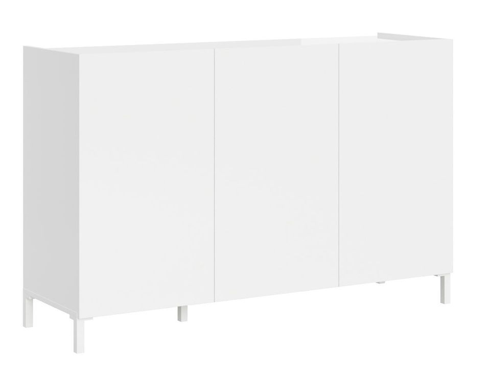 Buffet bas italien 3 portes Lumina 130 cm - Compact et polyvalent - Photo n°1