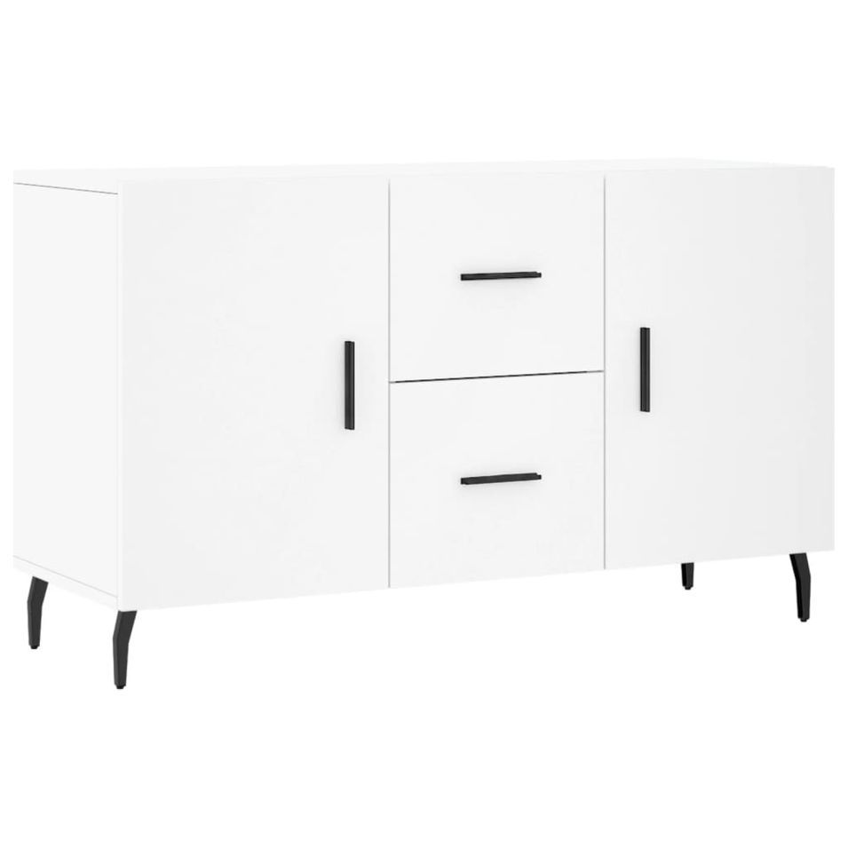 Buffet blanc 100x36x60 cm bois d'ingénierie - Photo n°1
