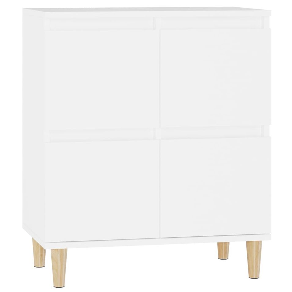 Buffet Blanc 60x35x70 cm Bois d'ingénierie - Photo n°1