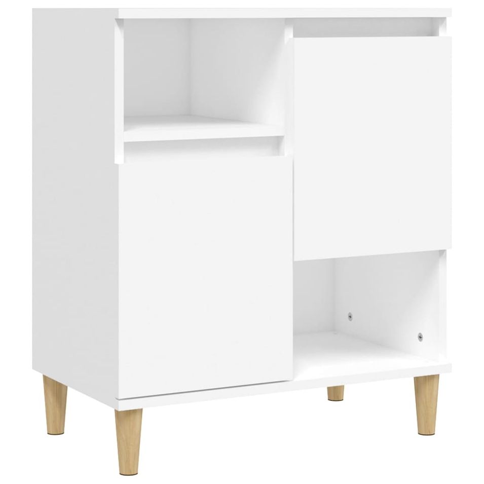 Buffet Blanc 60x35x70 cm Bois d'ingénierie - Photo n°1