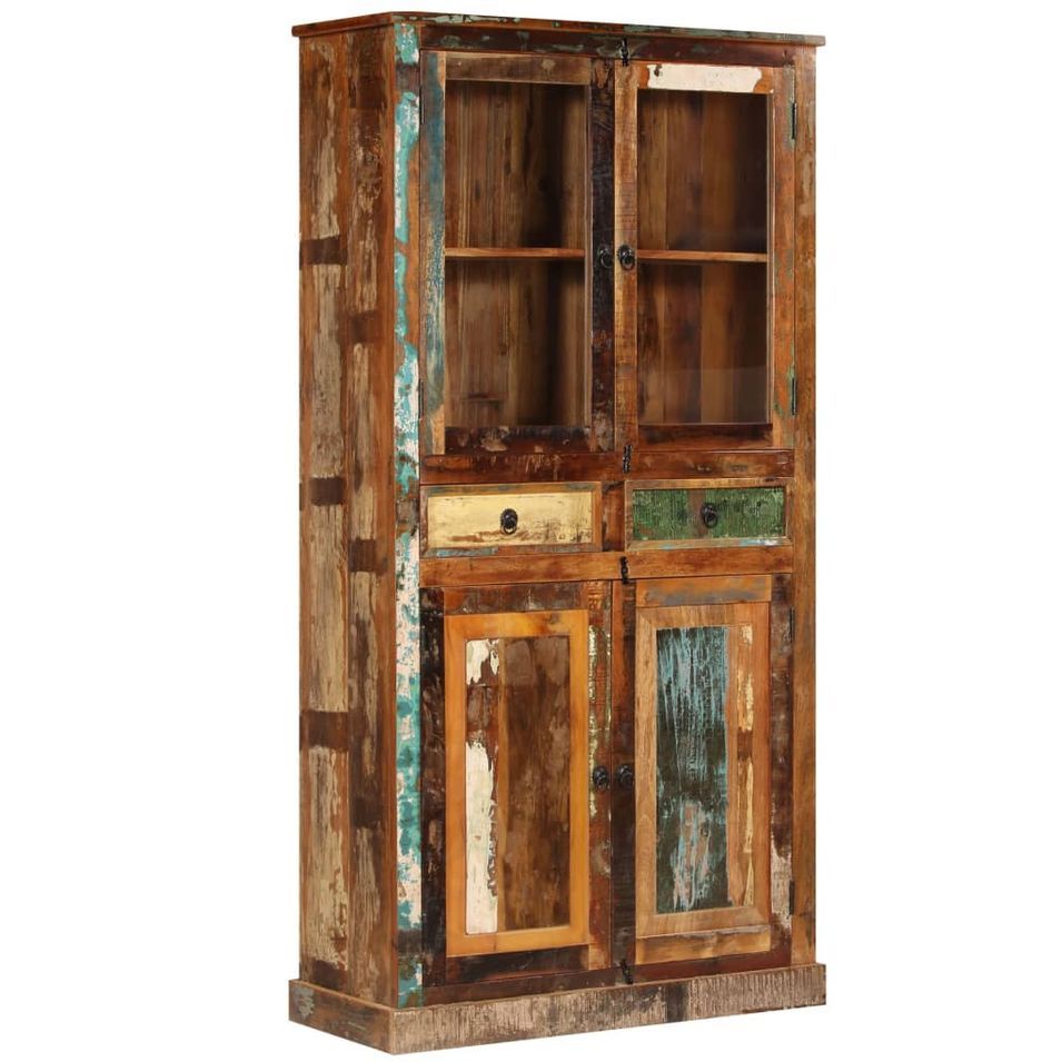 Buffet Bois recyclé 95 x 39 x 185 cm - Photo n°1