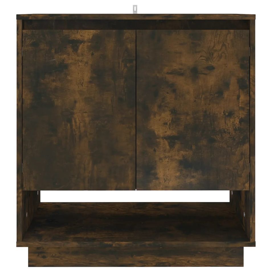 Buffet Chêne fumé 70x41x75 cm Bois d'ingénierie - Photo n°1
