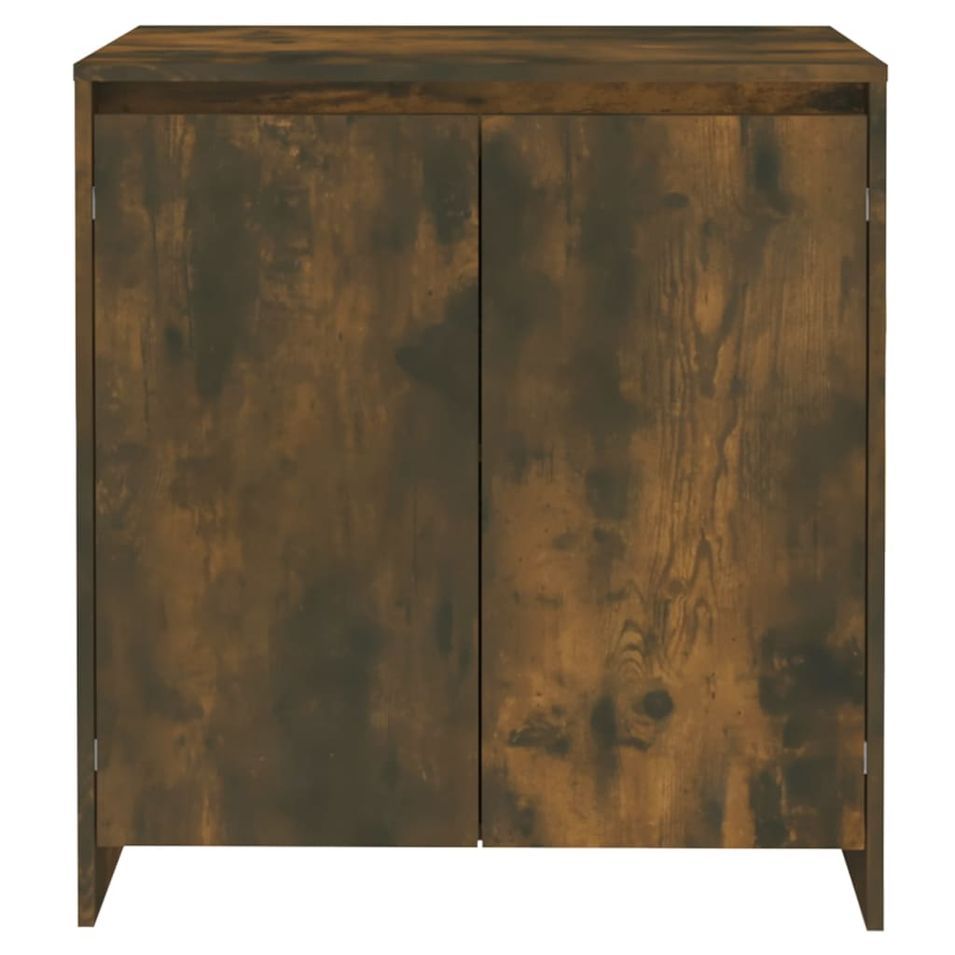 Buffet Chêne fumé 70x41x75 cm Bois d'ingénierie - Photo n°1