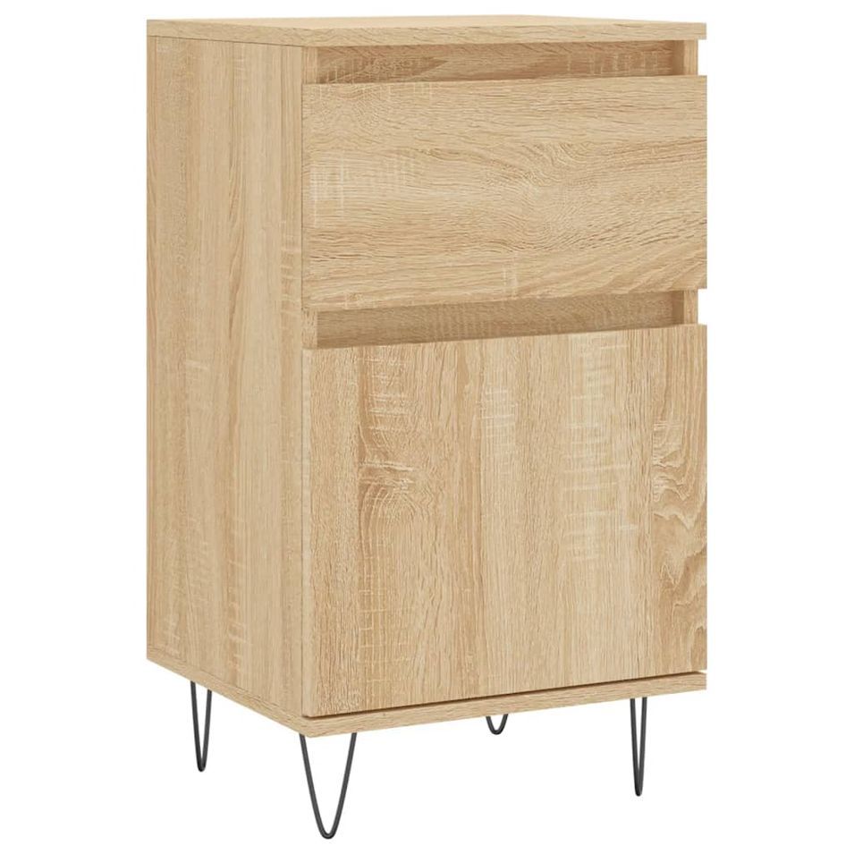 Buffet chêne sonoma 40x35x70 cm bois d'ingénierie - Photo n°1