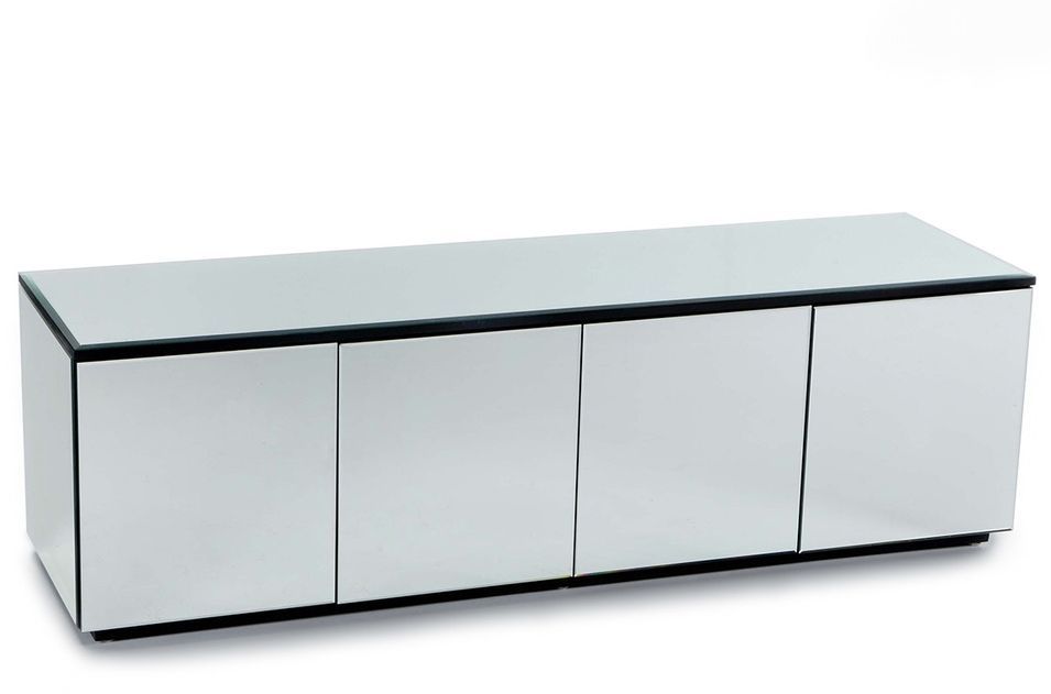 Buffet design 4 portes en miroir ZIKON – 180 cm - Photo n°1