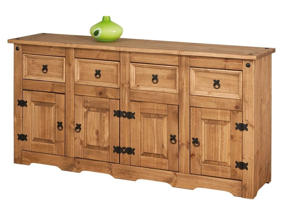 Buffet en bois massif Colonial - Photo n°1