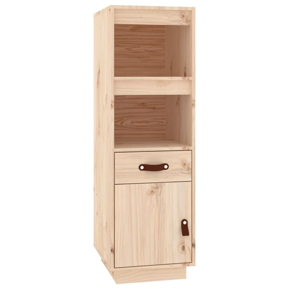 Buffet haut 34x40x108,5 cm Bois massif de pin - Photo n°1