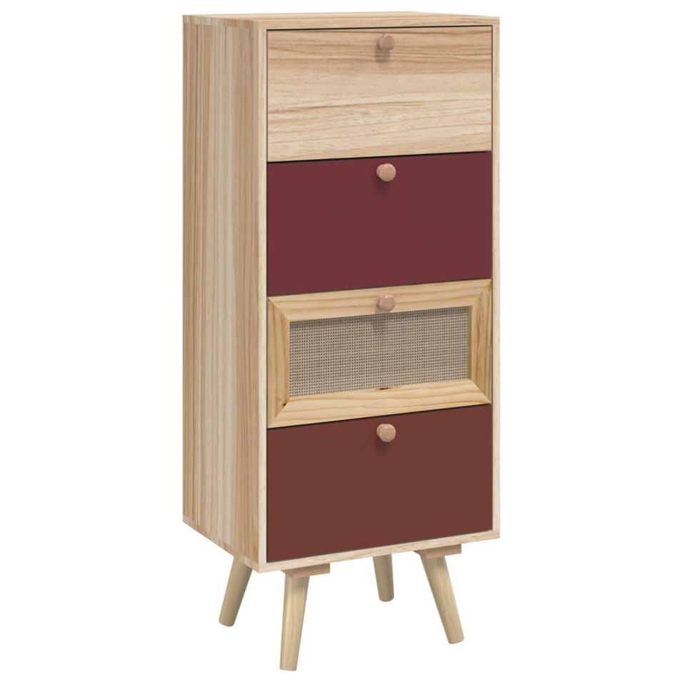 Buffet haut avec tiroirs 40x30x95 cm bois d'ingénierie - Photo n°1