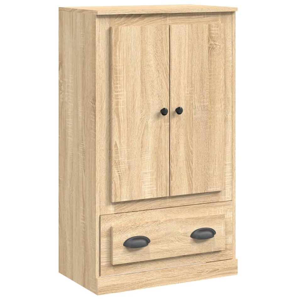 Buffet haut chêne sonoma 60x35,5x103,5 cm bois d'ingénierie - Photo n°1
