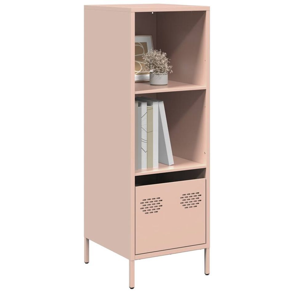 Buffet haut rose 35x39x103,5 cm acier - Photo n°1