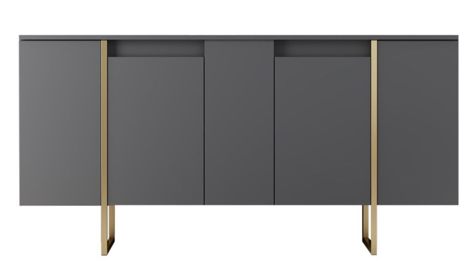 Buffet moderne 4 portes Taky 160 cm - Photo n°1