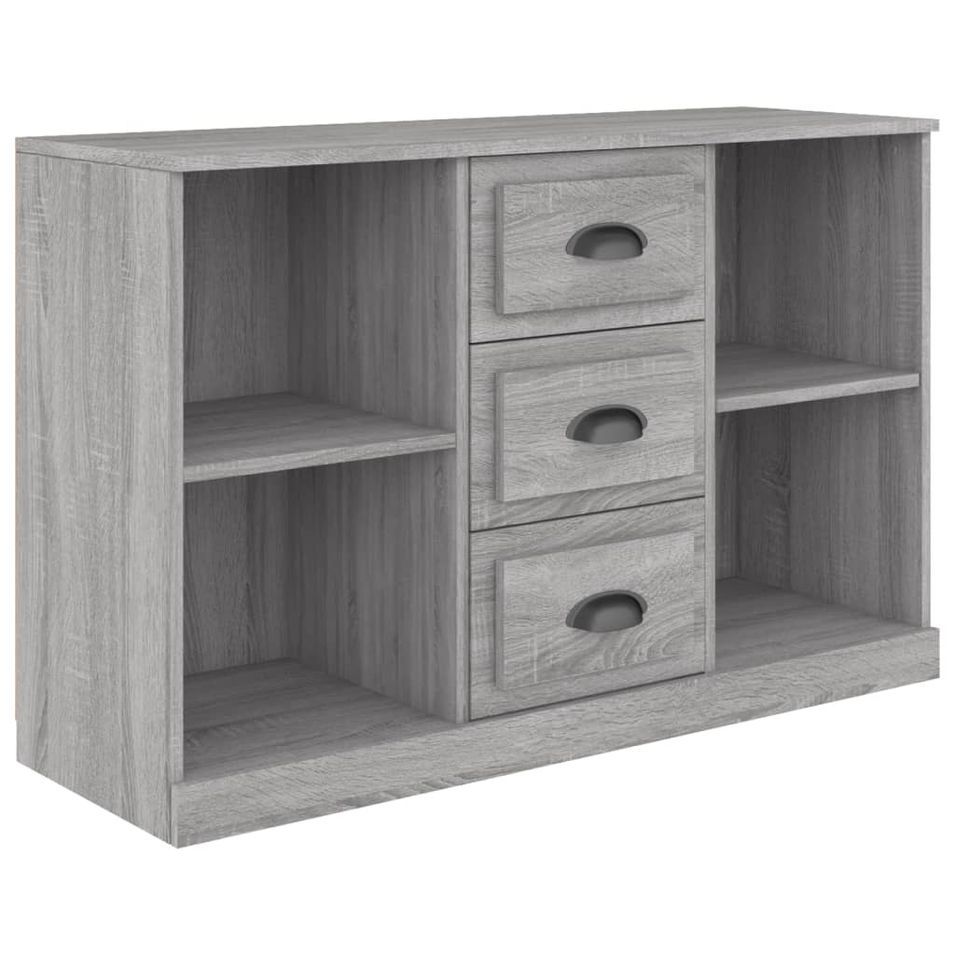 Buffet sonoma gris 104,5x35,5x67,5 cm bois d'ingénierie - Photo n°1