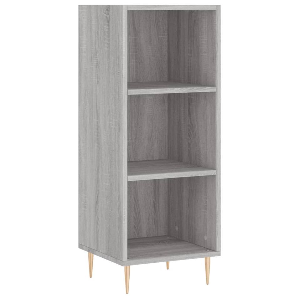 Buffet sonoma gris 34,5x32,5x90 cm bois d'ingénierie - Photo n°1