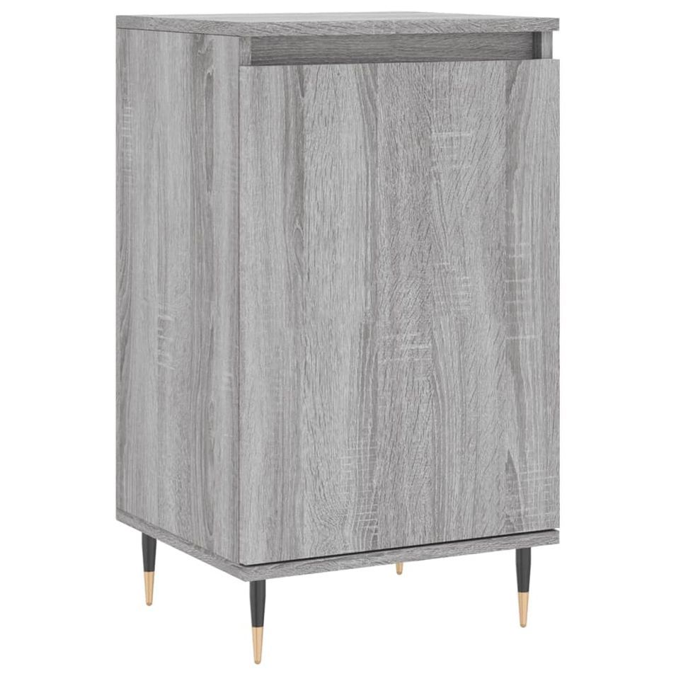 Buffet sonoma gris 40x35x70 cm bois d'ingénierie - Photo n°1