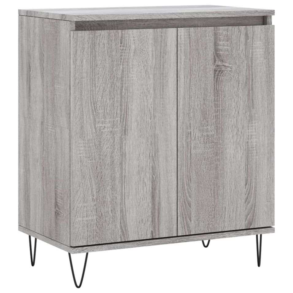 Buffet Sonoma gris 60x35x70 cm Bois d'ingénierie - Photo n°1