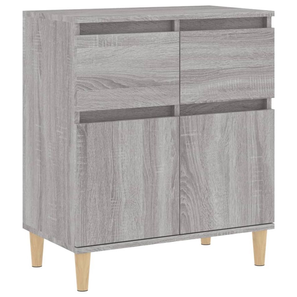 Buffet Sonoma gris 60x35x70 cm Bois d'ingénierie - Photo n°1