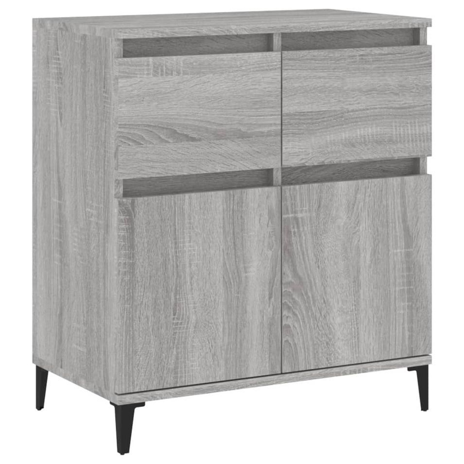 Buffet Sonoma gris 60x35x70 cm Bois d'ingénierie - Photo n°1