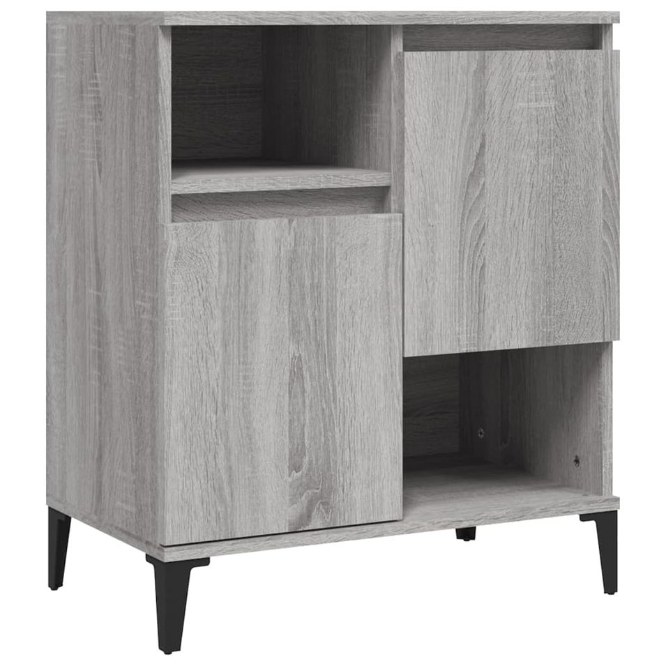 Buffet Sonoma gris 60x35x70 cm Bois d'ingénierie - Photo n°1