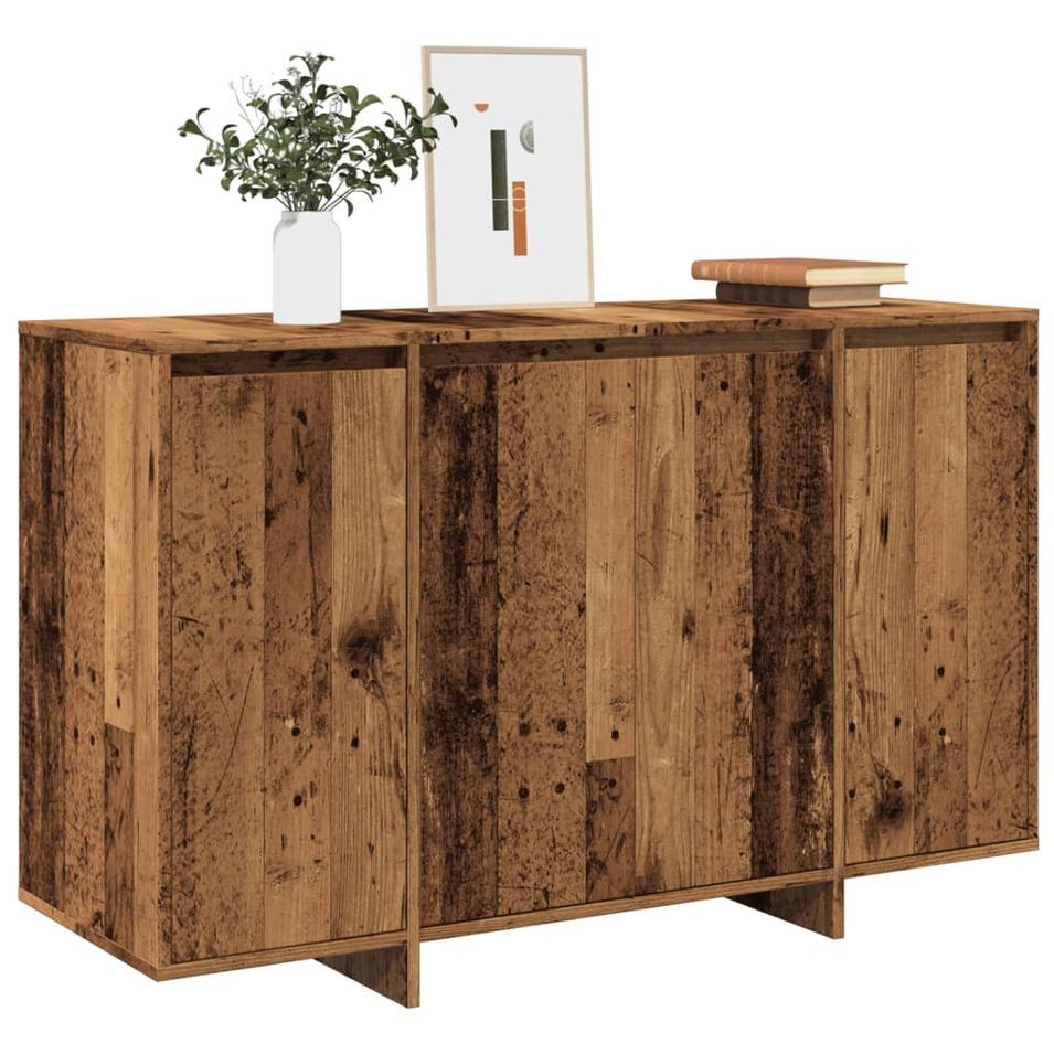 Buffet vieux bois 120x41x75 cm bois d'ingénierie - Photo n°1