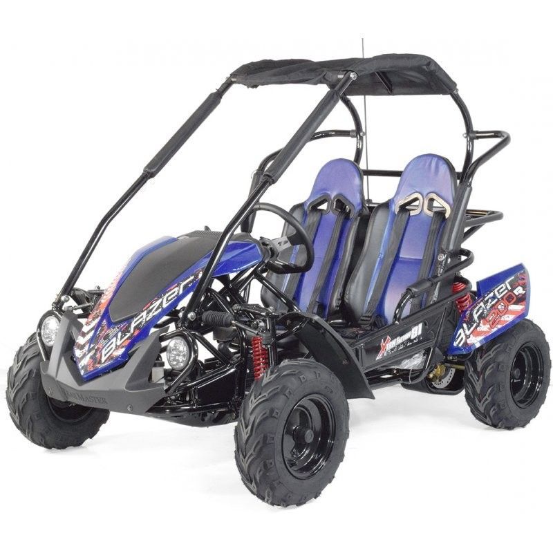 Buggy ado 2 places 200cc Millénium bleu - Photo n°1