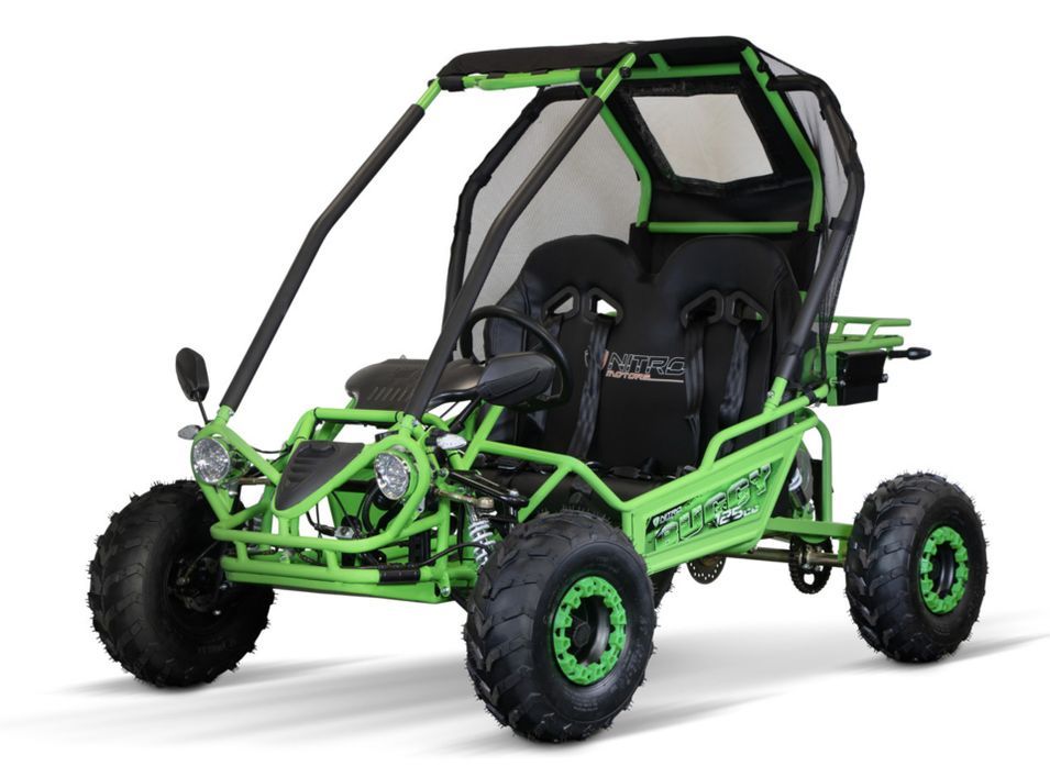 Buggy enfant 125cc 2 places Kazer RG7 vert - Photo n°1