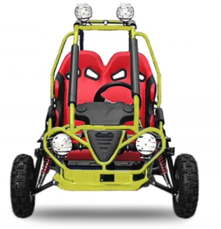 Buggy enfant 50cc automatique Sport jaune - Photo n°1